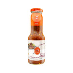 J-LEK Jae Lek grilled food sauce in a glass bottle, 360g, showcasing the label and sauce inside for dry grocery use.