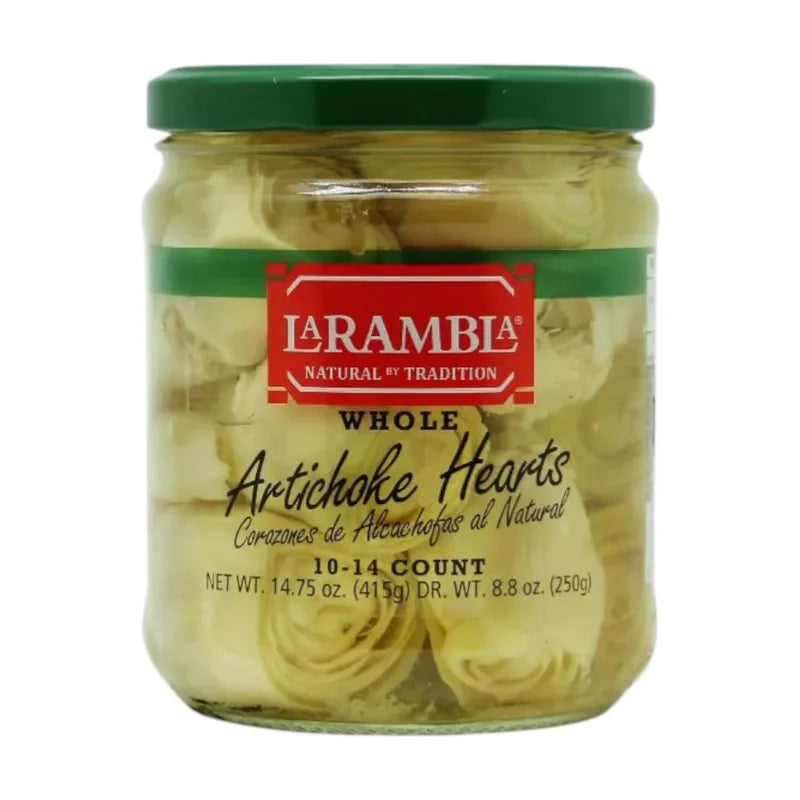 La Rambla Natural Artichoke Heart Whole Artichokes In Brine 415g