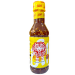 Big Tiger Sweet and Chilli Sauce bottle with label, showcasing vibrant red chili and sweet sauce ingredients.