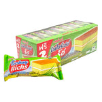 Fershay Richs Pandan Flavored Layer Cake filled with cream, 15g, a sweet pandan snack from FERSHAY in dry grocery and confectionery.