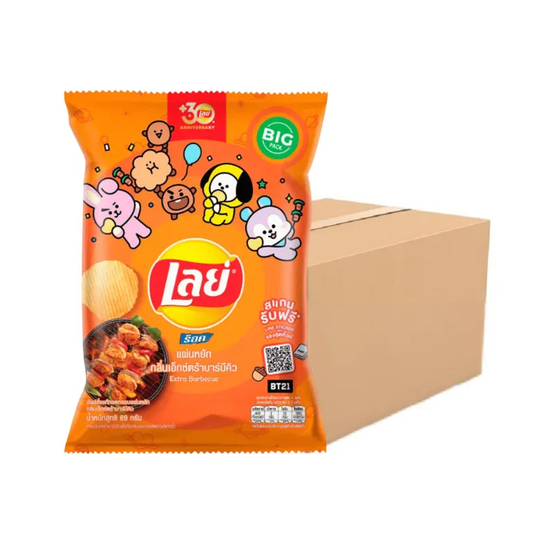 LAYS ROCK EXTRA BBQ 69g x12