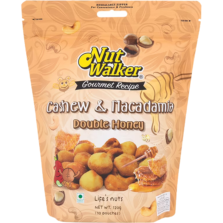 Nut Walker Double Honey Cashew & Macadamia