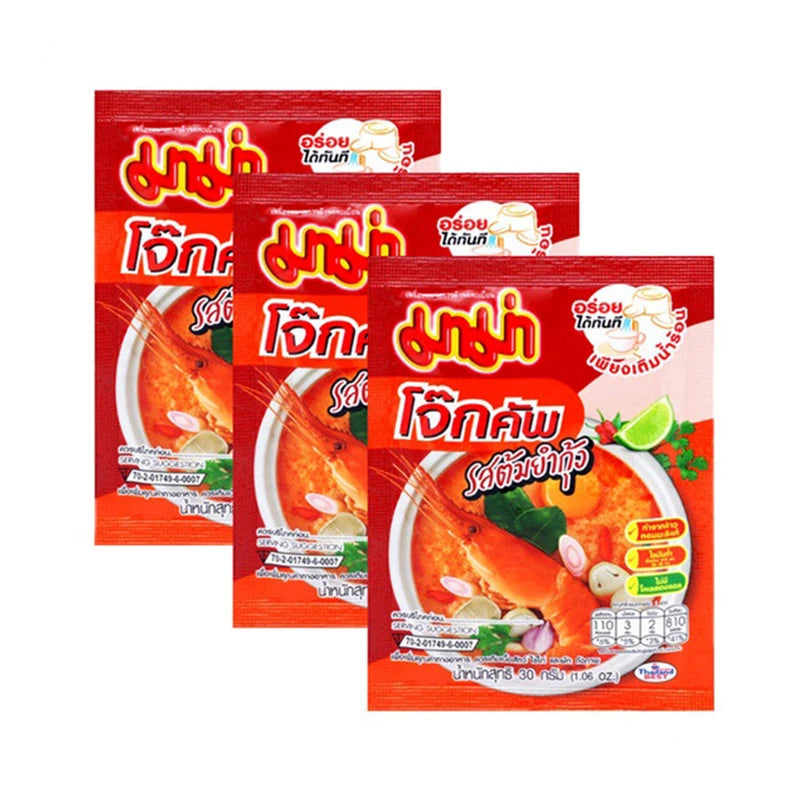 MAMA Jok Cup Packets Tom Yum Kung Pack Of 3 Packets