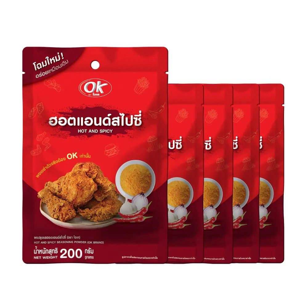 OK Shake Powder Hot And Spicy Flavor 200g