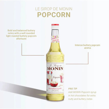 Monin Popcorn Syrup 700ml