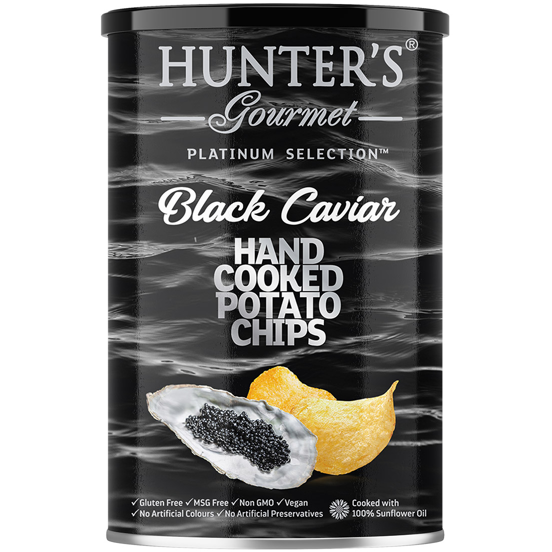 Hunter's Potato Chips Black Caviar