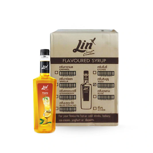 Lin (whole Box) Syrup Yuzu Orange Scent Syrup For Mixing Drinks