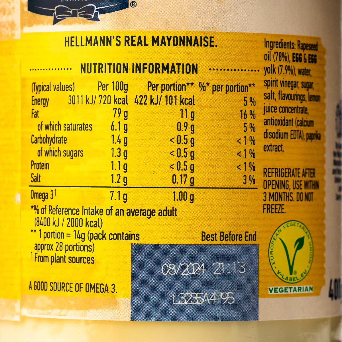 Hellmann's Real Mayonnaise
