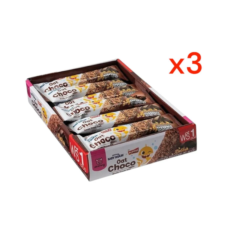 Pennyo Oatmeal Snacks Baby Shark Chocolate Flavor 15g x3