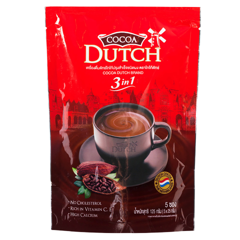 Cocoa Dutch Cocoa 3 In 1 X 5