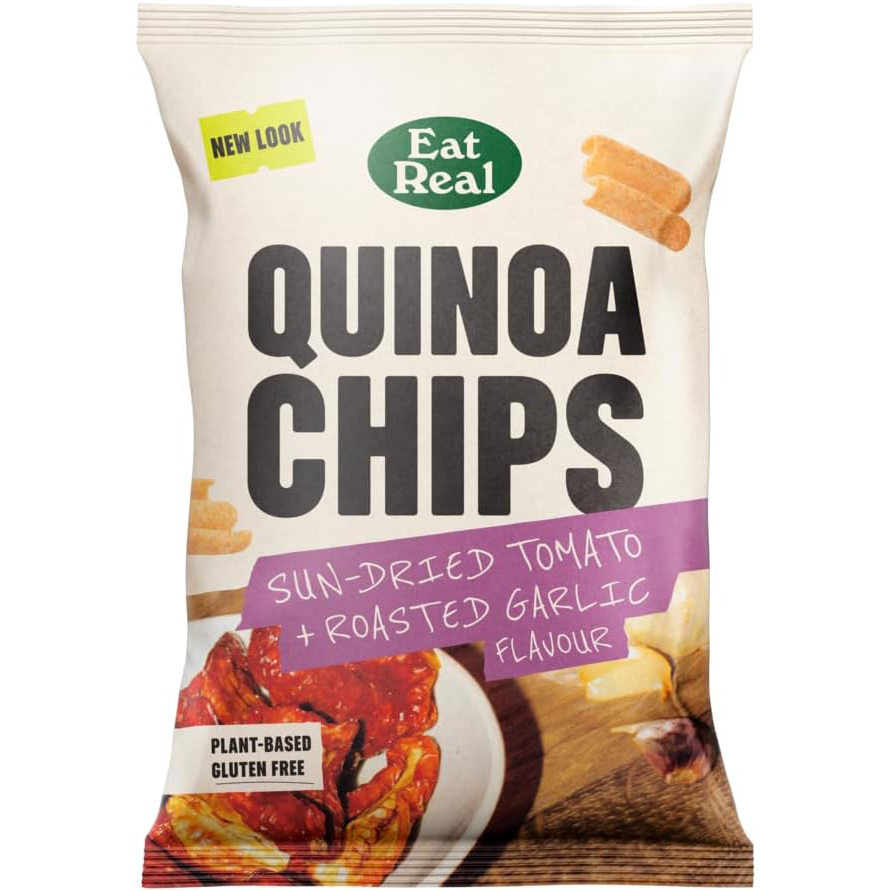 Eat Real Quinoa Chips Sundried Tomato and Roasted Garlic Flavour