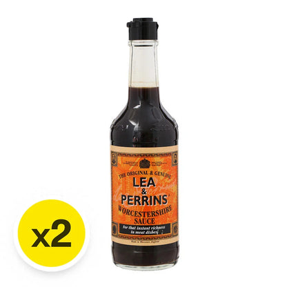 LEA & Perrins Worcestershire 290ml x2