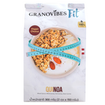 Granovibes Quinoa package for grocery, showing a clear view of the brand label and whole quinoa grains.