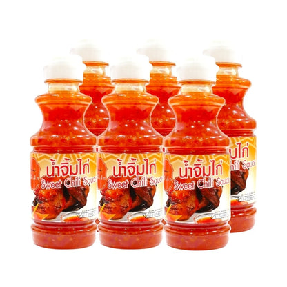 J-lek Jae Lek Chicken Sauce Plastic Bottle Pack Of 6 Bottles 245g