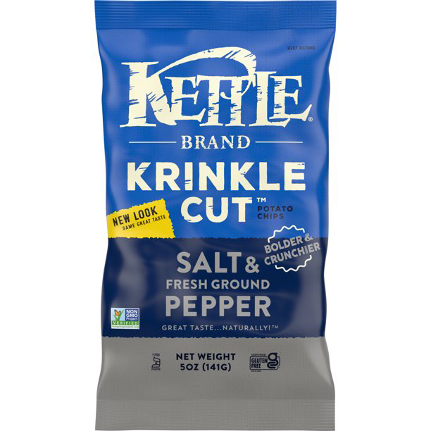 Kettle Krinkle Cut Salt & Fresh Ground Pepper