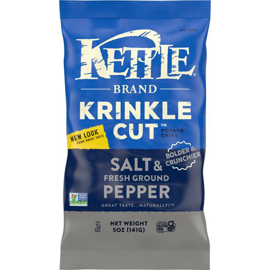 Kettle Krinkle Cut Salt & Fresh Ground Pepper