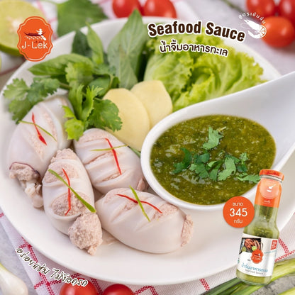 J-lek Jae Lek Seafood Sauce Glass Bottle Bottles 345g