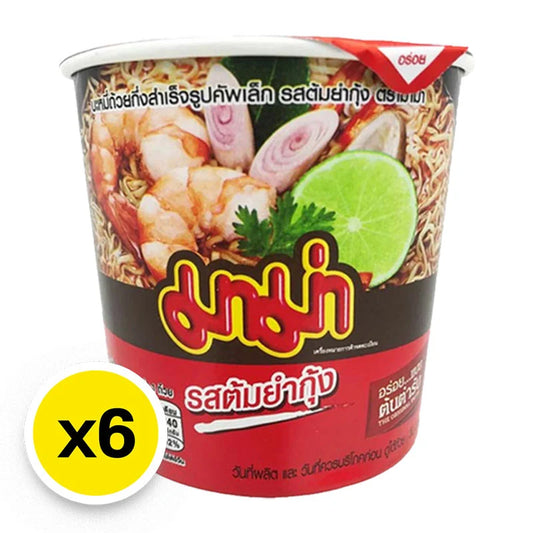 Mama Cup Instant Noodle Tomyum Kung 42g x6