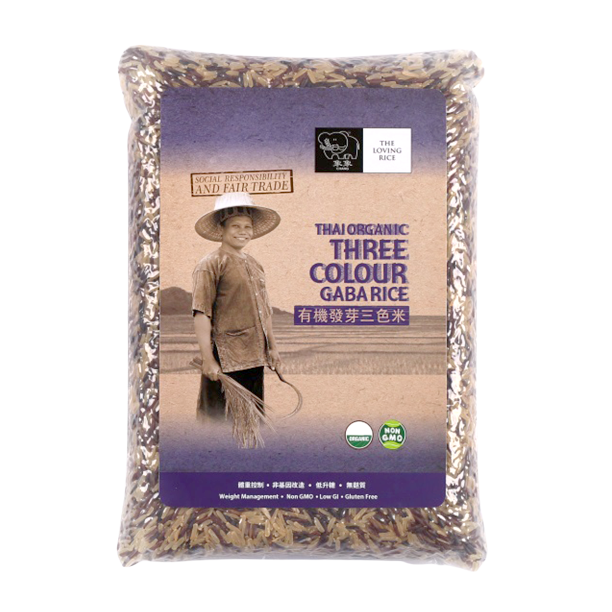 Chang Thai Organic Three Colour Gaba Rice
