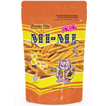 Snek Ku Mimi Prawn Flavored Snacks in colorful packaging, showcasing crispy confectionery prawn-flavored snacks.