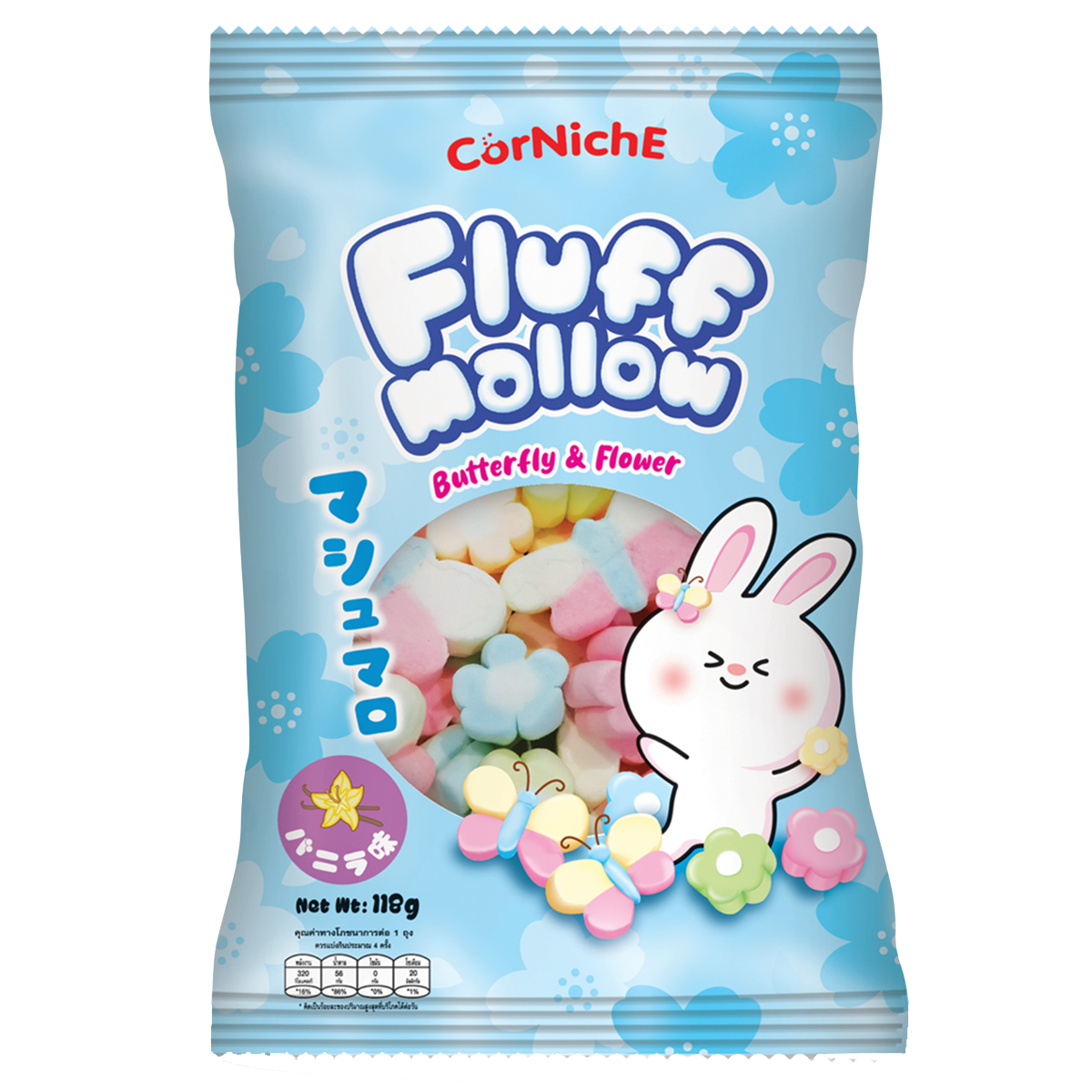 Corniche Fluffmallow Butterfly & Flower