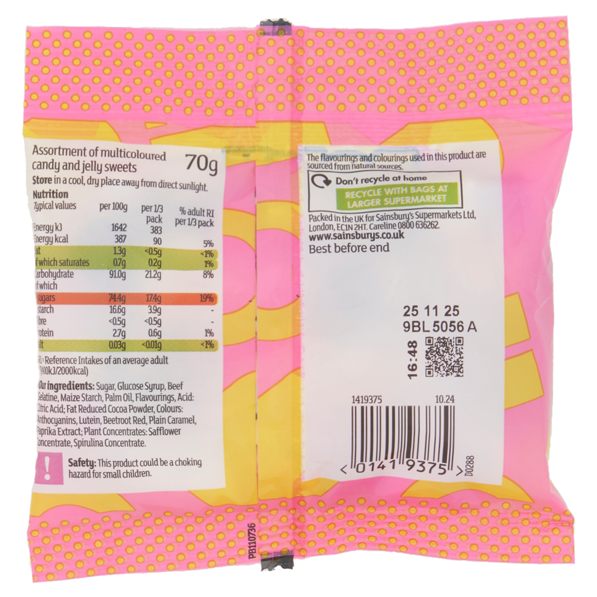 Sainsbury's Dolly Mixture Sweets