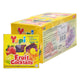 YUPI Fruit Cocktails 14g snack pack featuring colorful, fruit-flavored candies in individual packets, ideal for snacking.