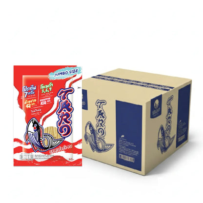 TARO FISH SNACK HOT CHILLI FLAVOURED . X24 30g