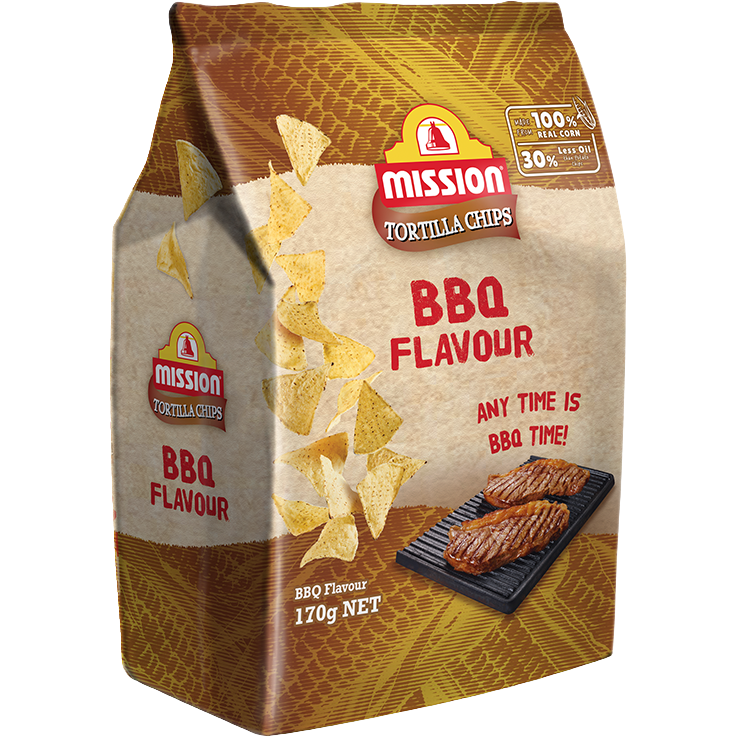 Mission Bbq Flavoured Tortilla Chips