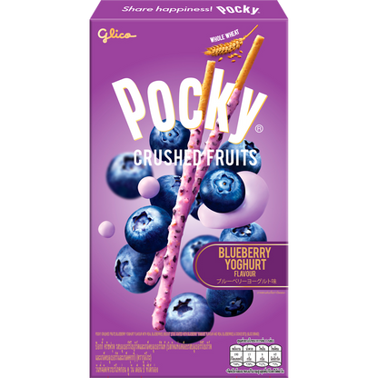 Glico Pocky Crushed Fruits Blueberry
