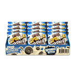 Grinny Sponge Bomb Snack Extreme Cookies and Cream flavor 15g, dry grocery snack confectionery with sponge-like texture and cookies and cream flavor.