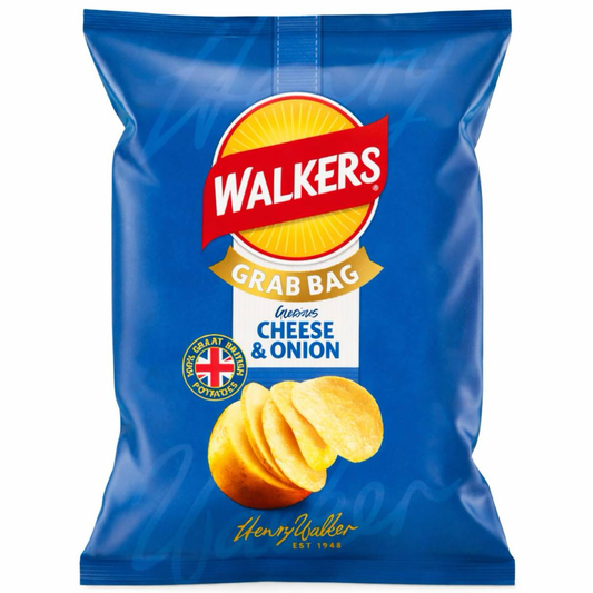 Walkers Cheese & Onion Crisps