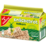 Whole Mr.Brownie Vollkorn Knackebrot, crunchy whole grain crispbread for healthy snack options.