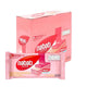 NABATI Strawberry Wafer 27g, a pack of 12 crispy strawberry-flavored wafers with layered texture and sweet taste.