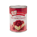 WILDERNESS Cherry Pie Filling in 595g jar, featuring vibrant cherries and thick syrup, perfect for baking pies and desserts.