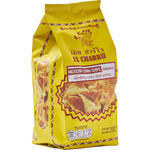 El Charro Mexican Corn Chips Original in a bowl, showing crispy, golden snack chips made from corn for authentic Mexican flavor.
