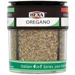 Hexa Italian Herb Series 4-in-1 grocery product packaging with colorful label and herbs illustration.