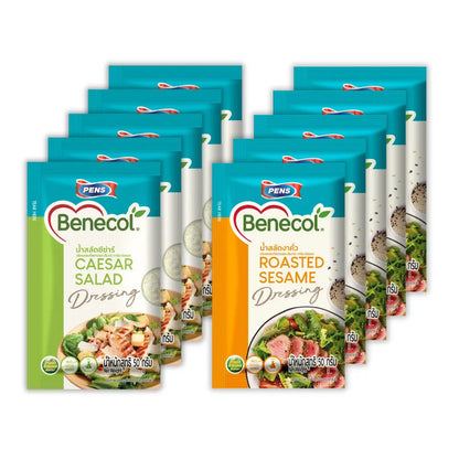 Benecol Salad Dressing Roasted Sesame And Caesar 50g x10