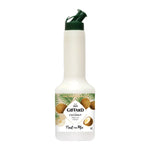 Giffard Fruit Mix Coconut 1L bottle, dry grocery product with a colorful label featuring coconut and fruit illustrations.