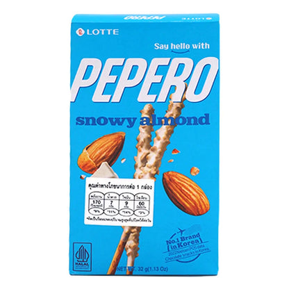 Lotte Snowy Almond Biscuit Stick 32g