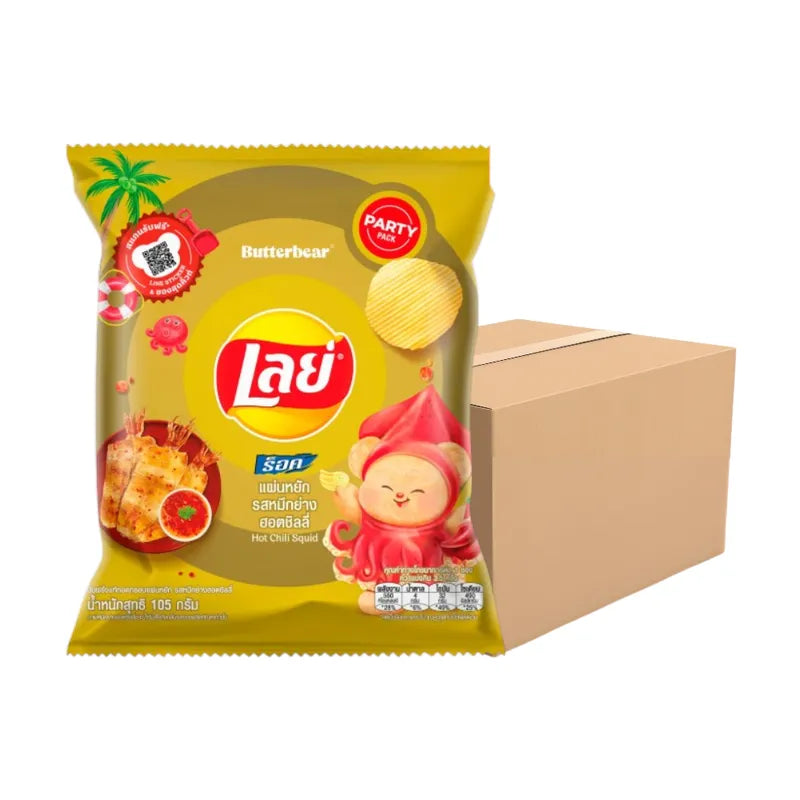 LAYS ROCK HOT CHILI SQUID 105g x14