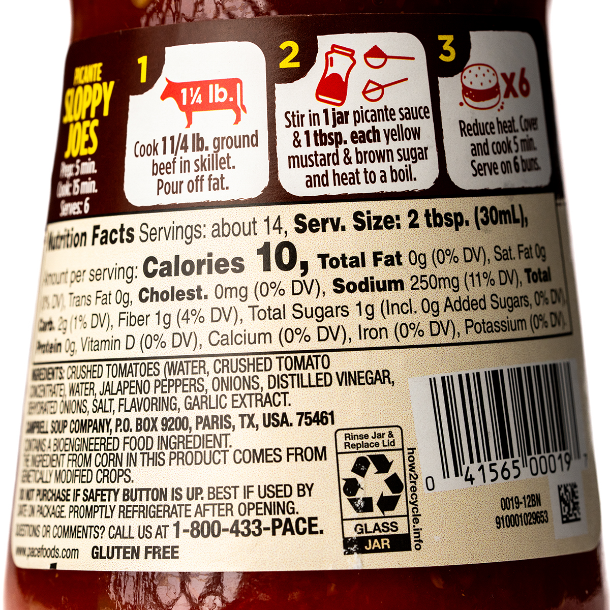 Pace Original Picante Hot Sauce
