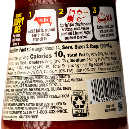 Pace Original Picante Hot Sauce