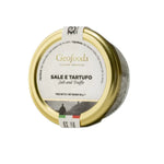 GEO Foods Salt and Truffle 50g dry grocery package with salt and truffle flakes in a clear container.