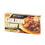 S&B Golden Curry Hot Jumbo box of Japanese curry mix with vibrant yellow packaging and curry ingredients.