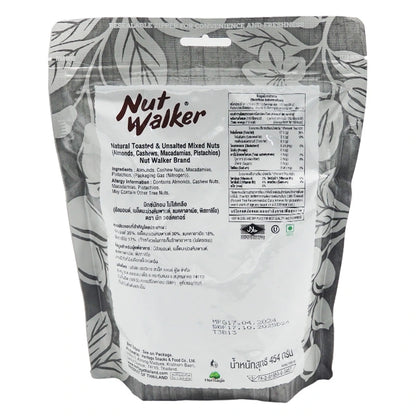 NUT Walker Mixed Natural Toasted Unsalted 454g