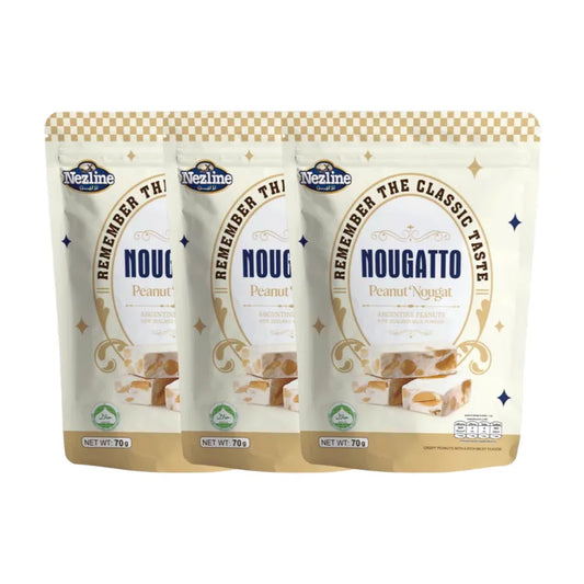 Nezline [3 Packs 100 Baht] () Nougatto Nougat Crisp Nougat 50g