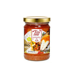 Dry Thai shrimp paste by TASTE THAI, 200g package, showing the textured, dark-colored paste in a resealable bag.
