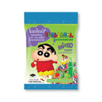 Shinchan Candy Mixed Flavor Strawberry Lemon Soda 94.5g, colorful assorted confectionery snack in a clear bag with vibrant packaging