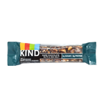 Kind Dark Chocolate Nuts & Sea Salt bar, a grocery snack with dark chocolate, mixed nuts, and sea salt in a close-up image.